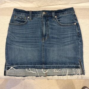 Madewell Medium Wash Denim Skirt
